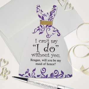 Will you be my maid of honor card