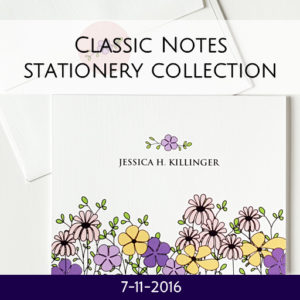 classic notes stationery collection