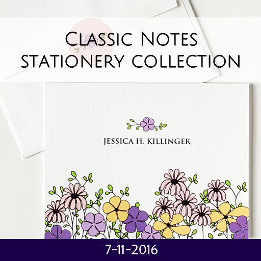 classic notes stationery collection