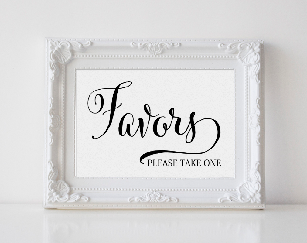favors sign