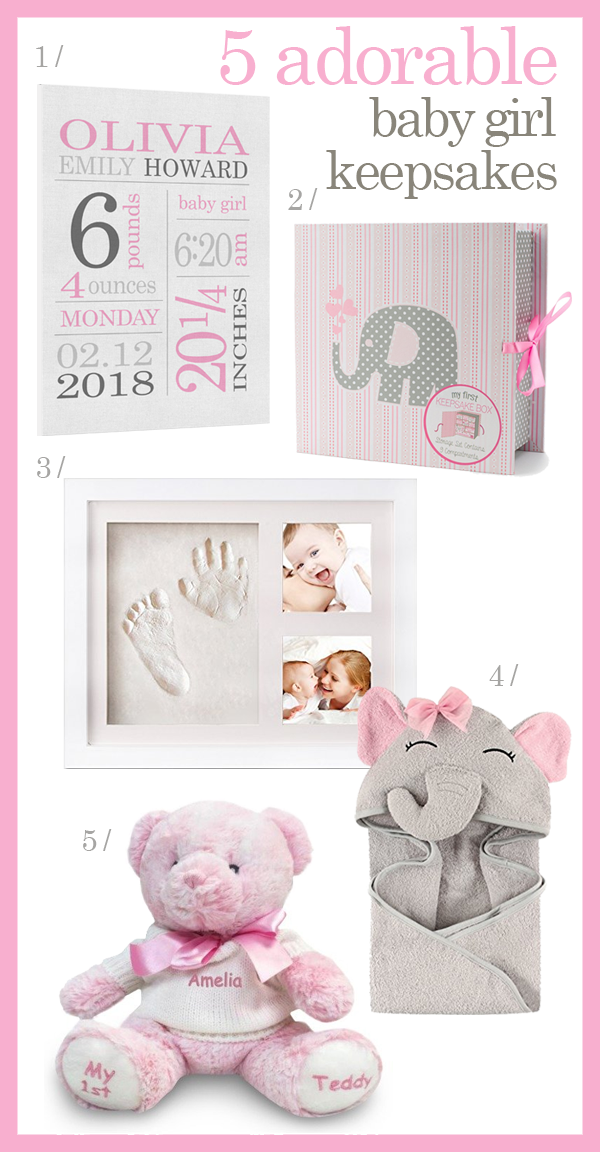 5 Newborn Baby Girl Gifts that will 