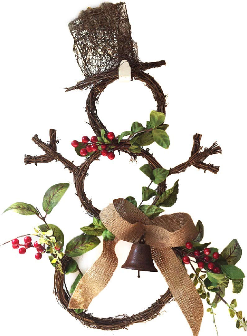 snowman wreath