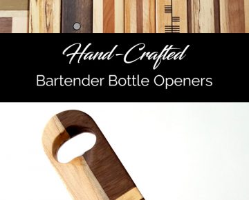 Our wooden bottle opener makes great gifts for Father’s day, Valentine’s Day, Birthday days, and Christmas. They are hand-crafted wooden beer bottle openers made with exotic and domestic woods. Click through to learn more about these bartender bottle openers and watch a video on “Flair Tricks”.