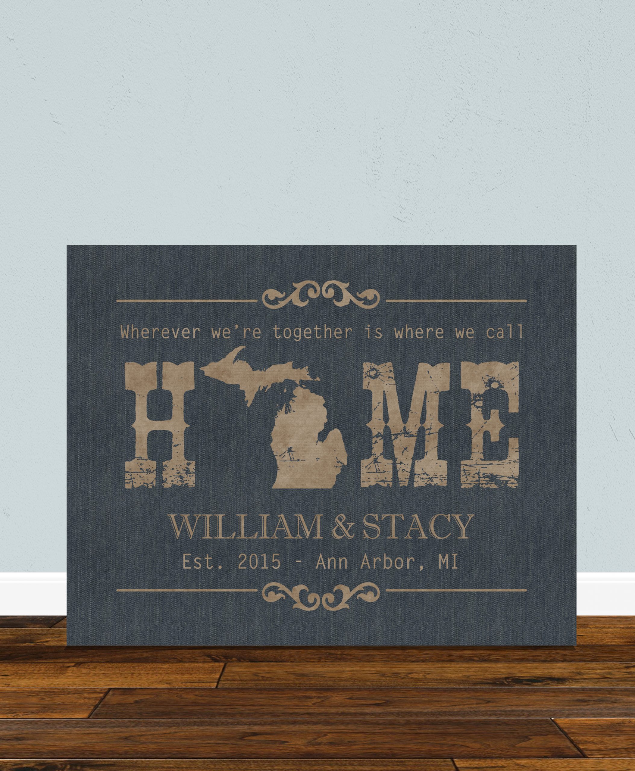 Home State Canvas Print