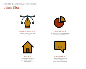 Fall social media posts