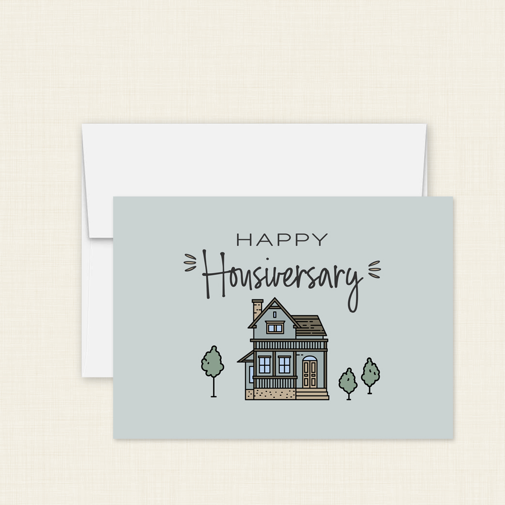 happy housiversary note cards
