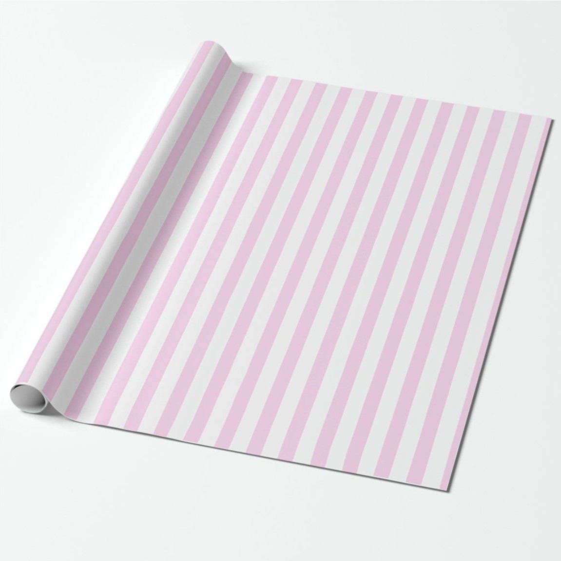 pink and white striped wrapping paper