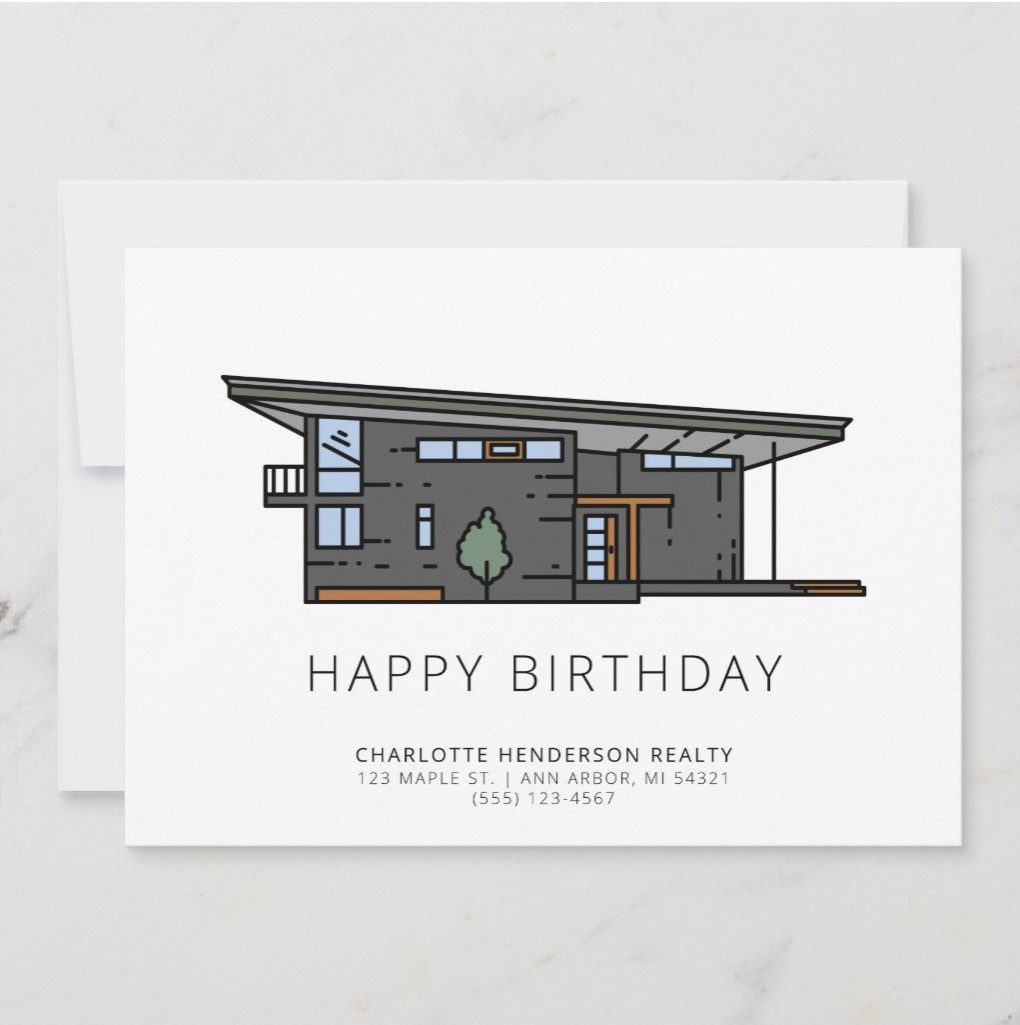 realtor happy birthday card