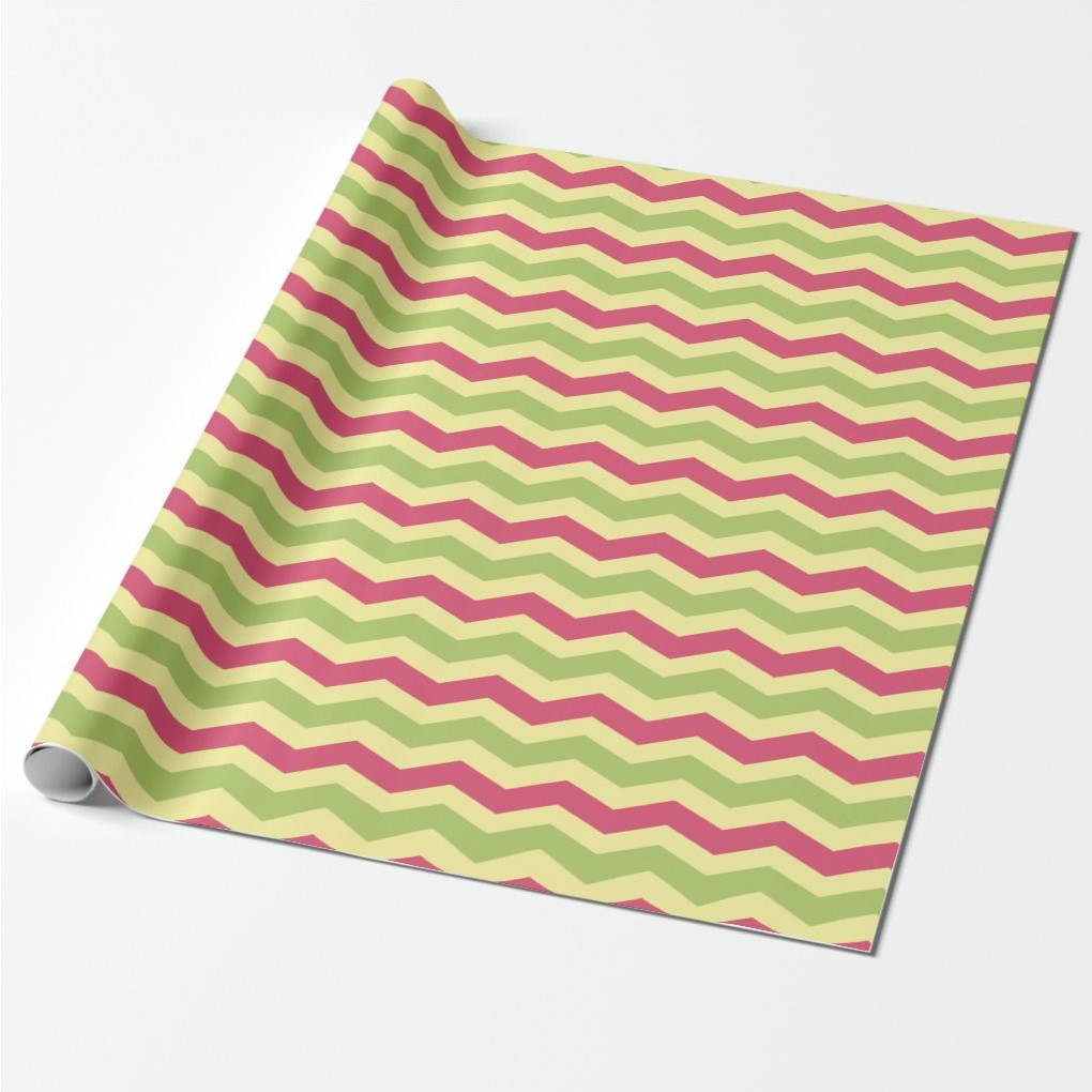 chevron easter wrapping paper