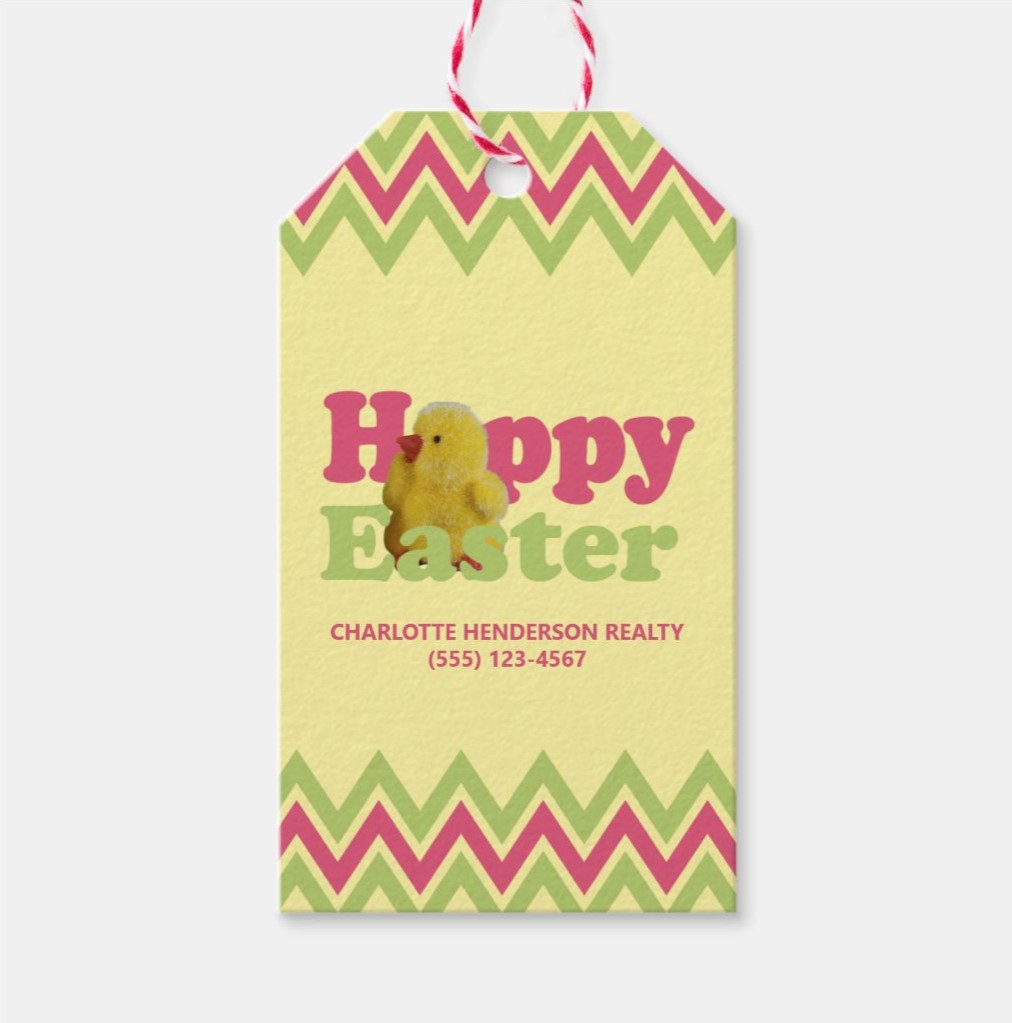 Easter pop by gift tags