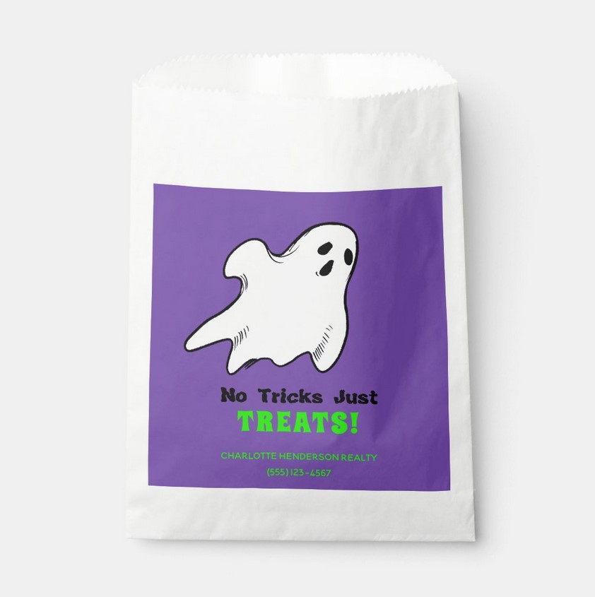 no tricks just treats goodie bag