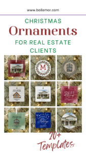 custom chistmas ornaments for realtors