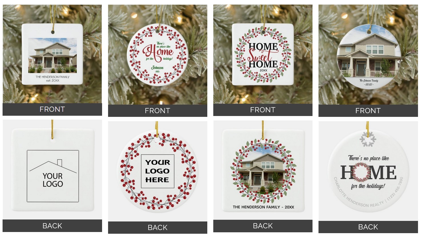 brandable christmas ornaments for your clients
