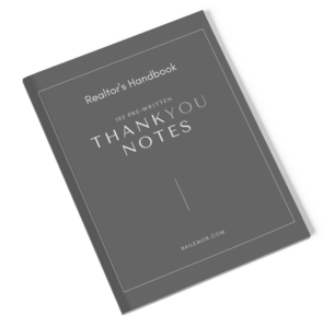 prewritten real estate client notes