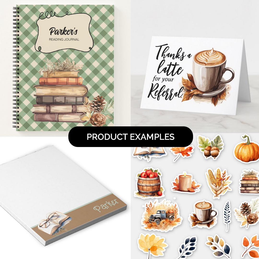 product examples from Autumn Clipart Collection