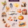 autumn themed transparent clipart