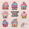 cupcake-house-drawings clipart cupcake house drawings