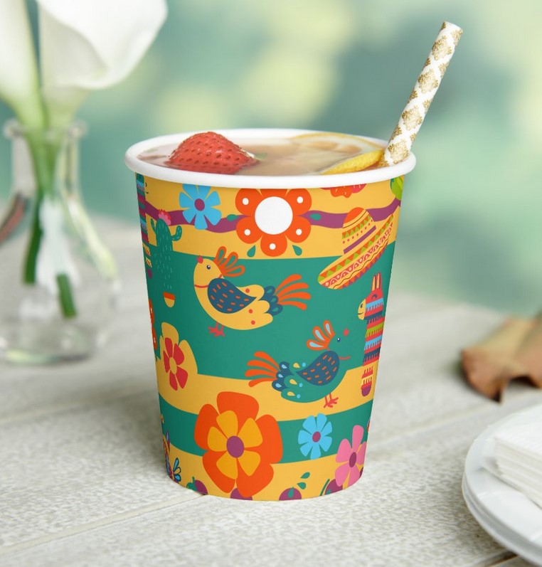 Mexican fiesta paper party tableware