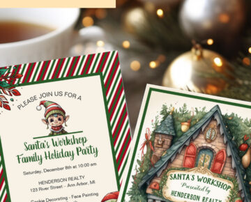 Christmas customer appreciation party ideas for sant'a workshop