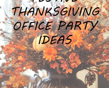 Create an eye-catching image with Thanksgiving-themed office decorations