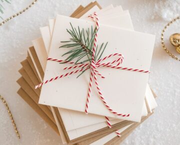 mail carrier christmas thank you cards